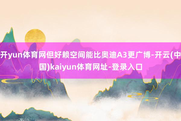 开yun体育网但好赖空间能比奥迪A3更广博-开云(中国)kaiyun体育网址-登录入口